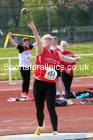 Shot putt, 2021 NECAA Middlesbrough Open Meting, Sunday, May 9th. Photo: David T. Hewitson/Sports for All Pics